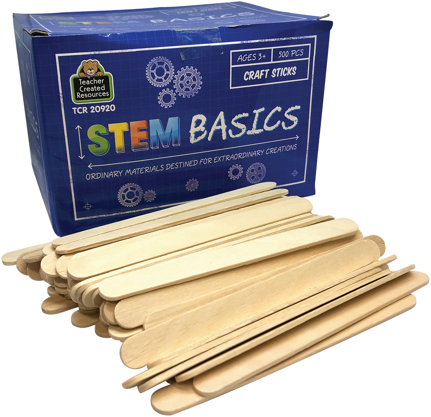 STEM Basics: Craft Sticks - 500 Count