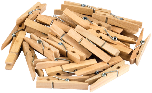 STEM Basics: Medium Clothespins - 50 Count