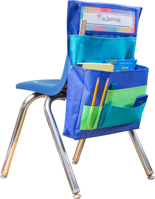 Blue, Teal & Lime Chair Pocket