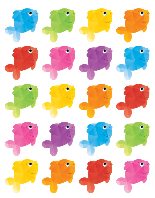 Colorful Fish Stickers