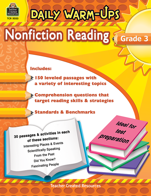 Daily Warm-Ups: Nonfiction Reading (Gr. 3)