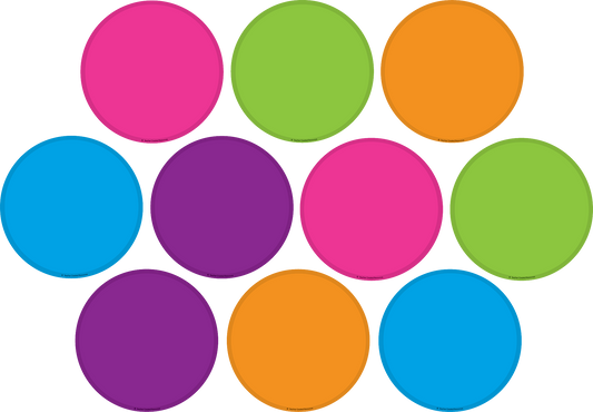 Bright Colors Circles Accents