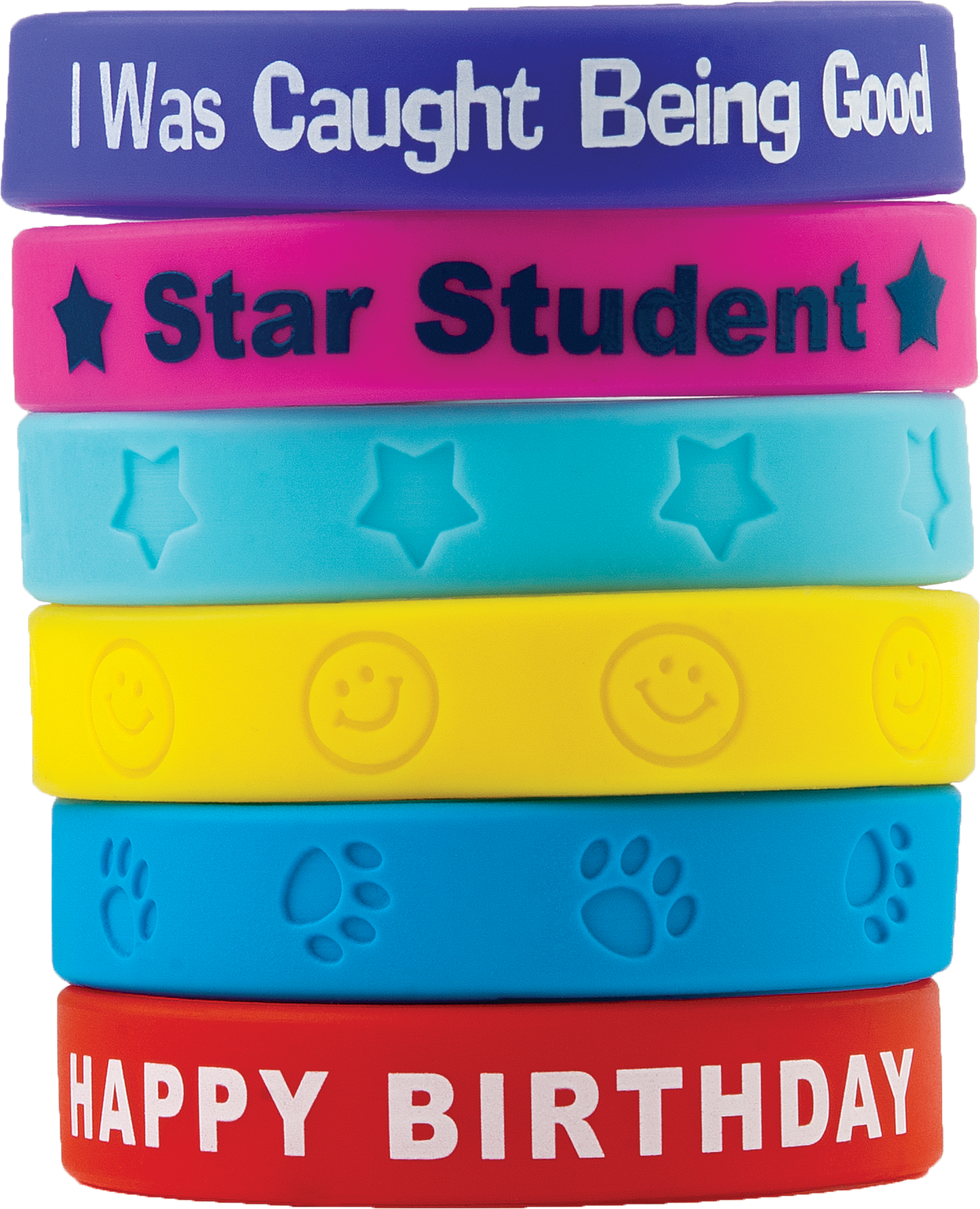 Valu-Pak of 24 Assorted Wristbands