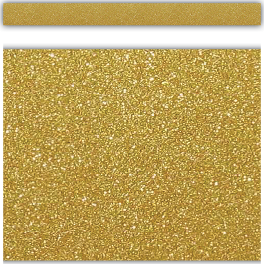 Gold Shimmer Straight Border Trim