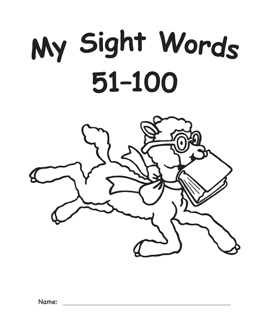 My Own Books: My Sight Words 51-100