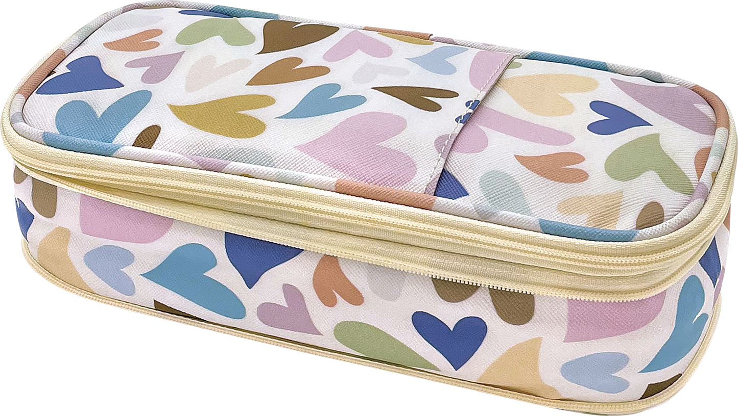 Hearts Pencil Case