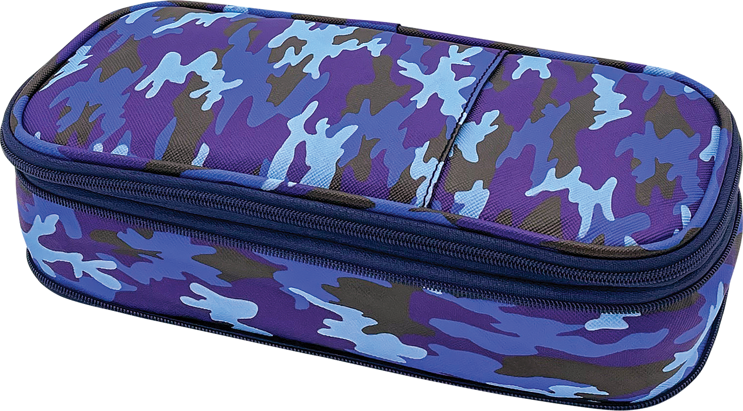 Blue Camo Pencil Case