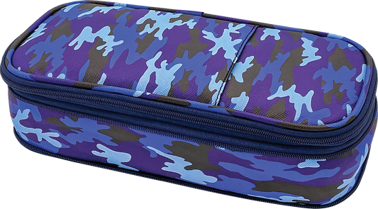 Blue Camo Pencil Case