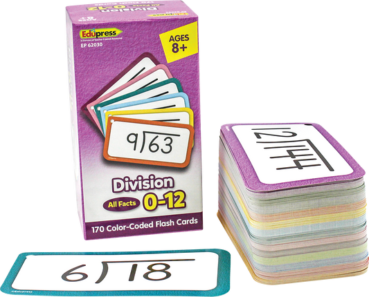 Division Flash Cards - All Facts 0-“12