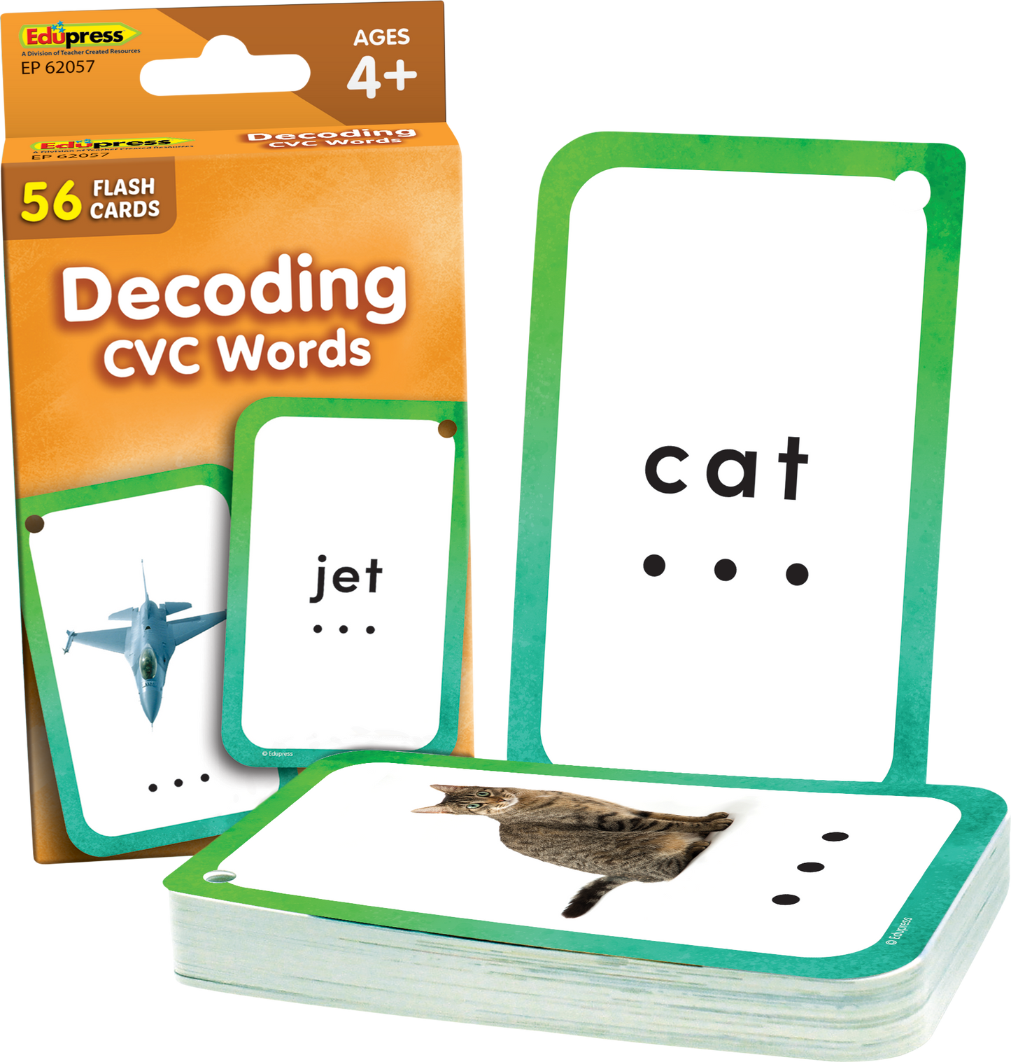 Decoding CVC Words Flash Cards