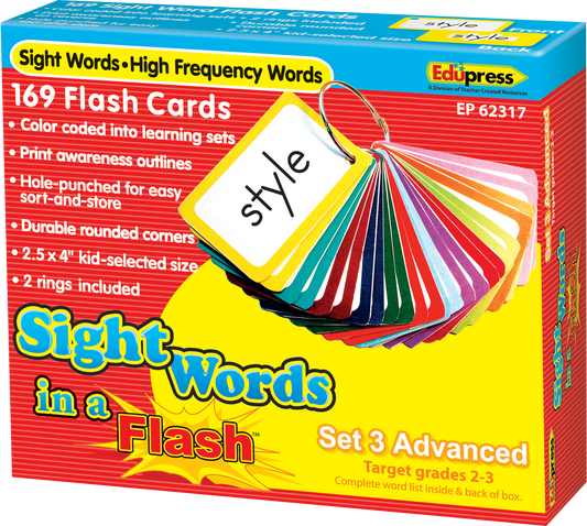 Sight Words in a Flash™ Cards (Gr. 2–3)