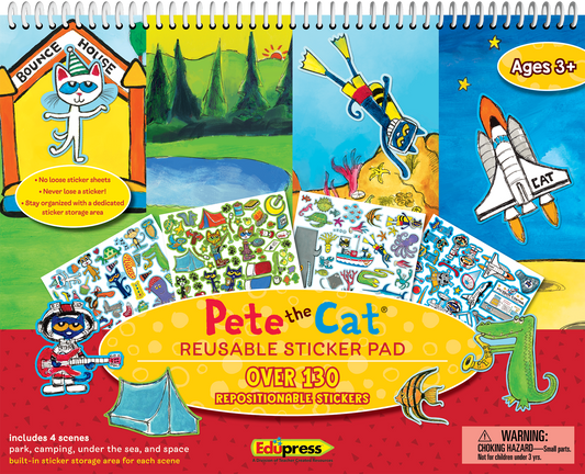 Pete the Cat® Reusable Sticker Pad