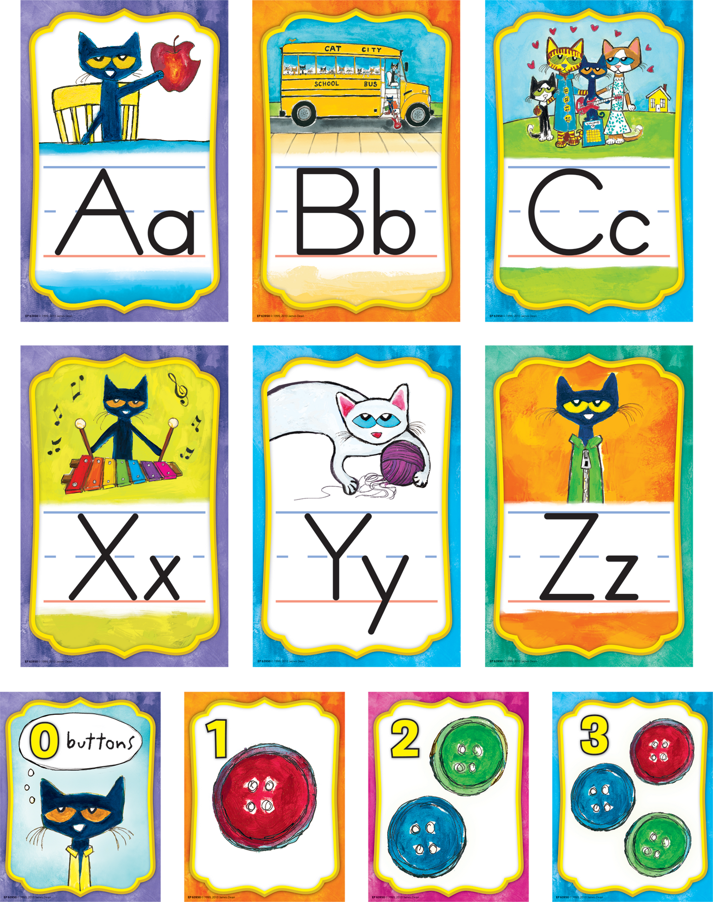 Pete the Cat® Alphabet Bulletin Board