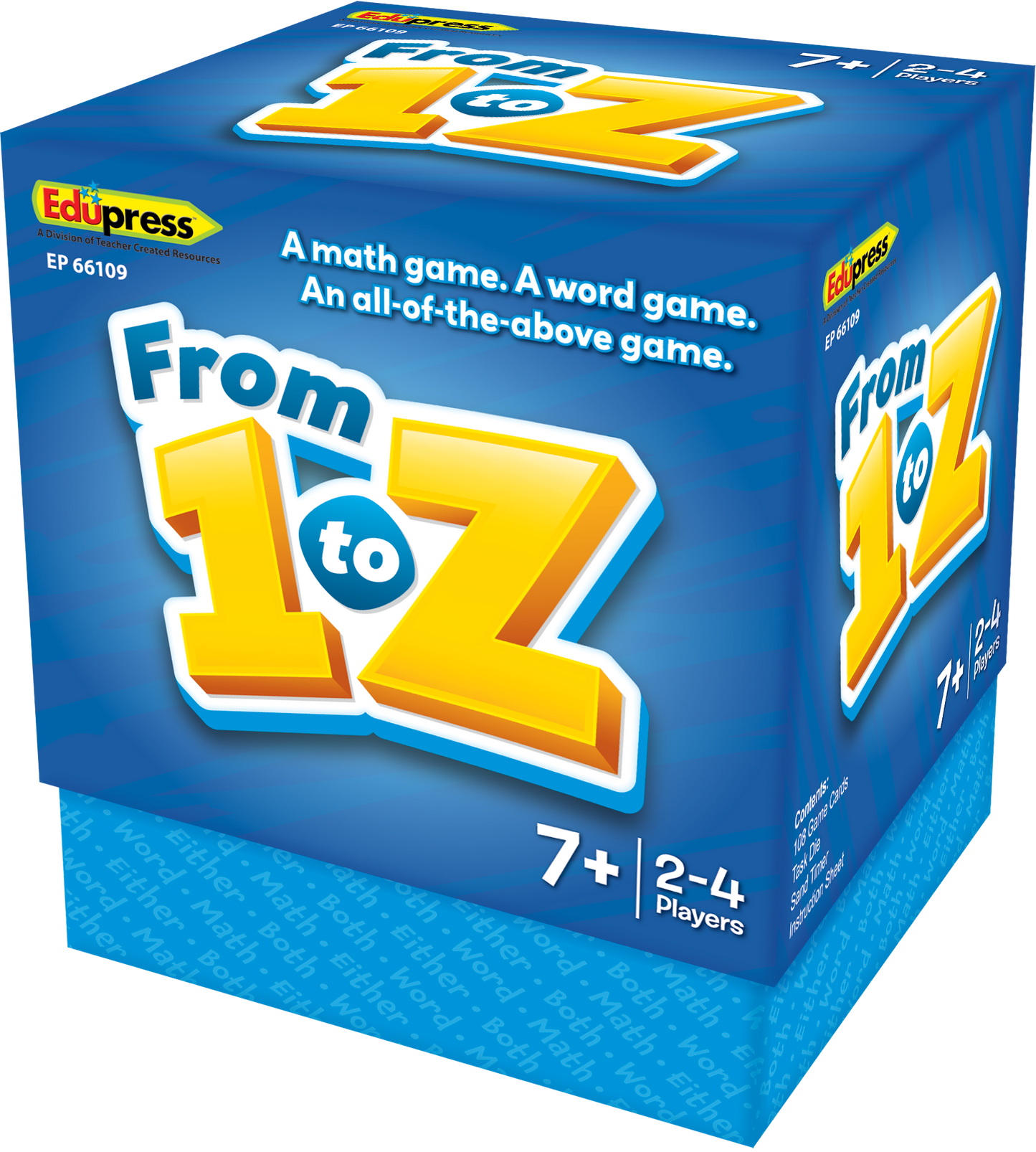 From 1 to Z Card Game