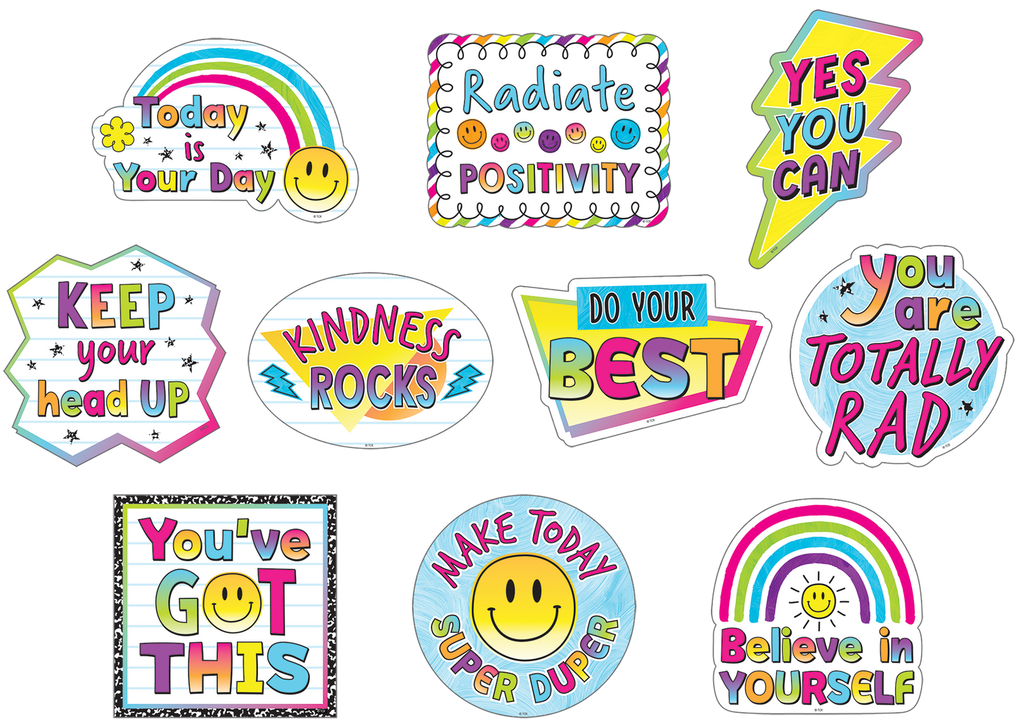 Brights 4Ever Positive Sayings Accents