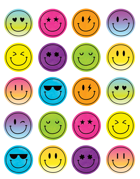 Brights 4Ever Smiley Faces Stickers