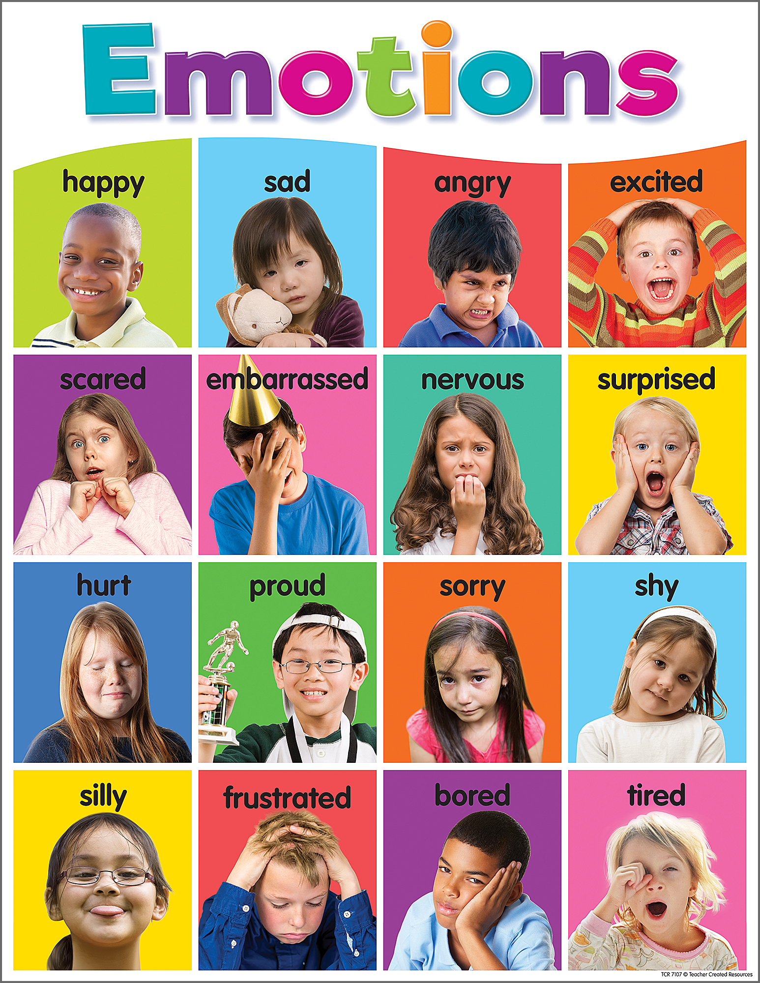 Emotion Chart Box Colorful Emotions Chart – McGregor's Teacher Supplies