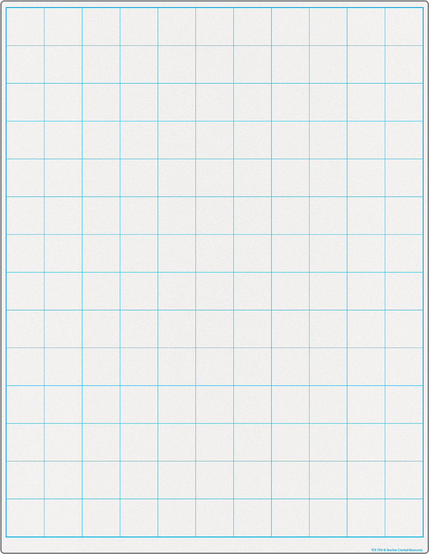 Graphing Grid 1-1/2 Inch Squares Write-On/Wipe-Off Chart