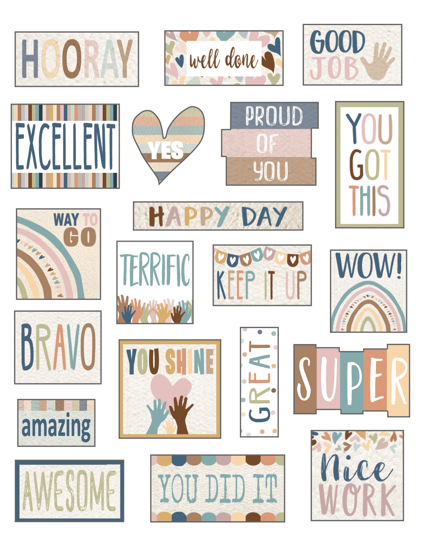 Welcome Disc Sticker Everyone is Welcome Stickers – McGregor's Teacher Supplies