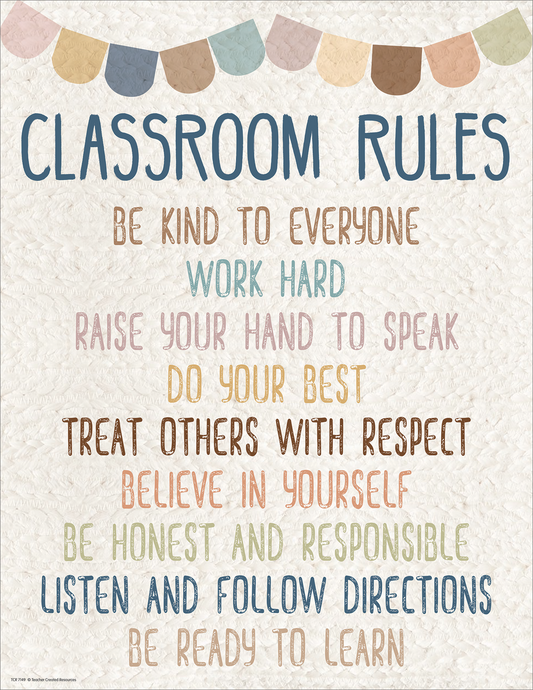 Everyone is Welcome Classroom Rules Chart