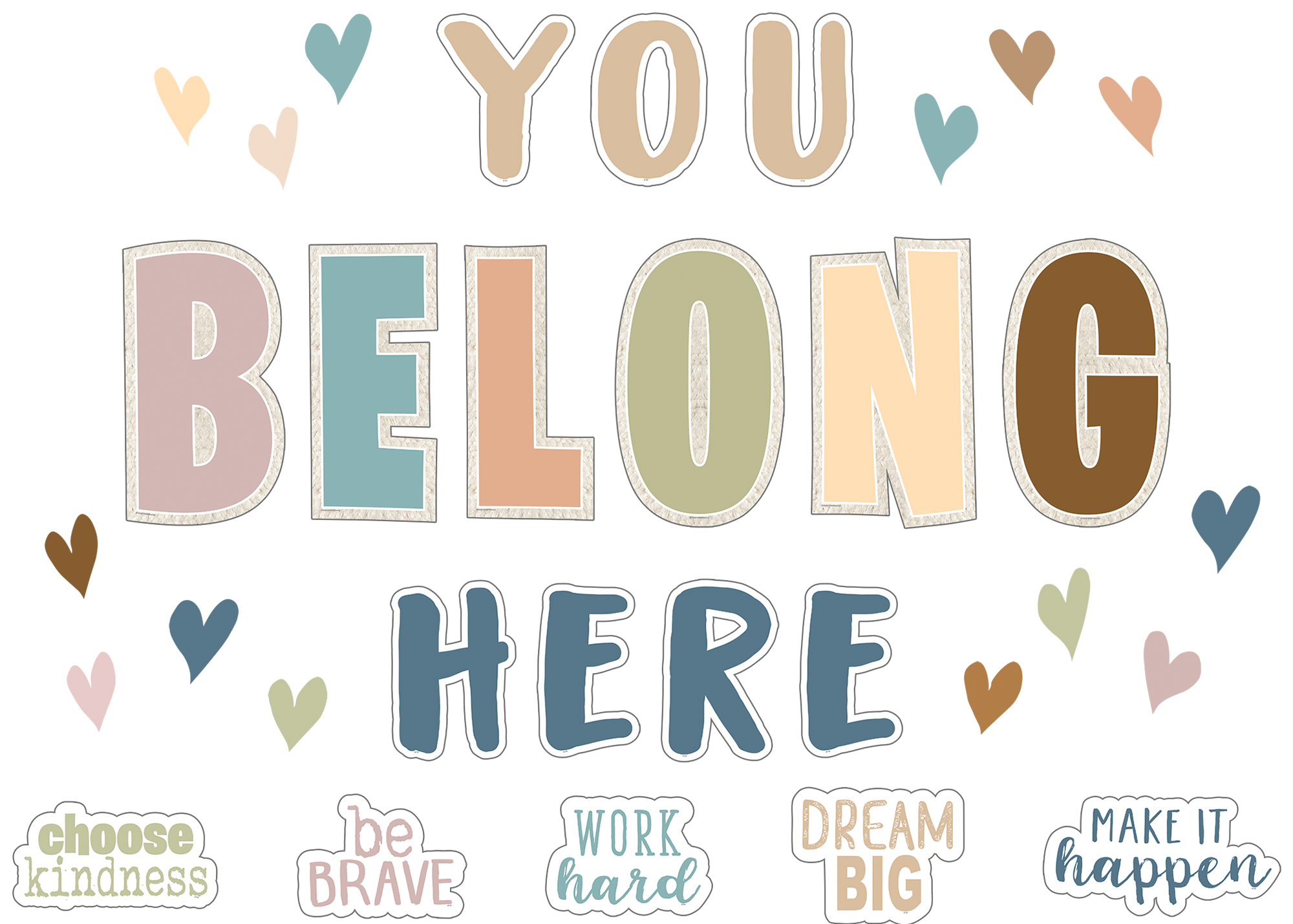 Everyone is Welcome You Belong Here Bulletin Board – McGregor's Teacher ...