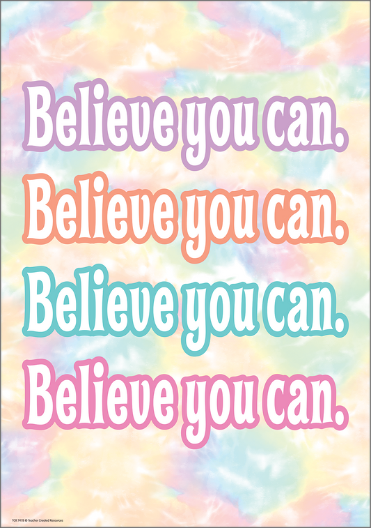 Believe You Can Positive Poster