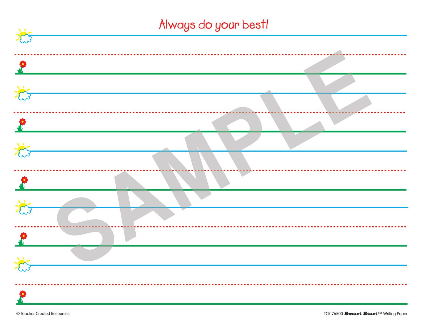 Smart Start® K–1 Writing Paper: 40 sheet tablet