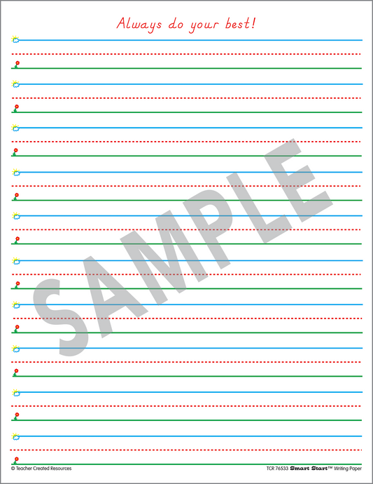 Smart Start® 1–2 Writing Paper: 360 sheets