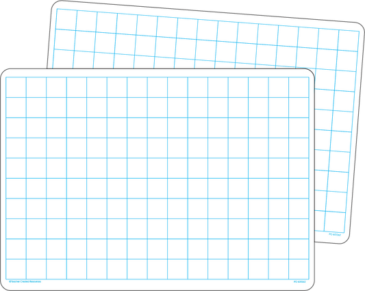 Double-Sided Math Grid Dry Erase Boards