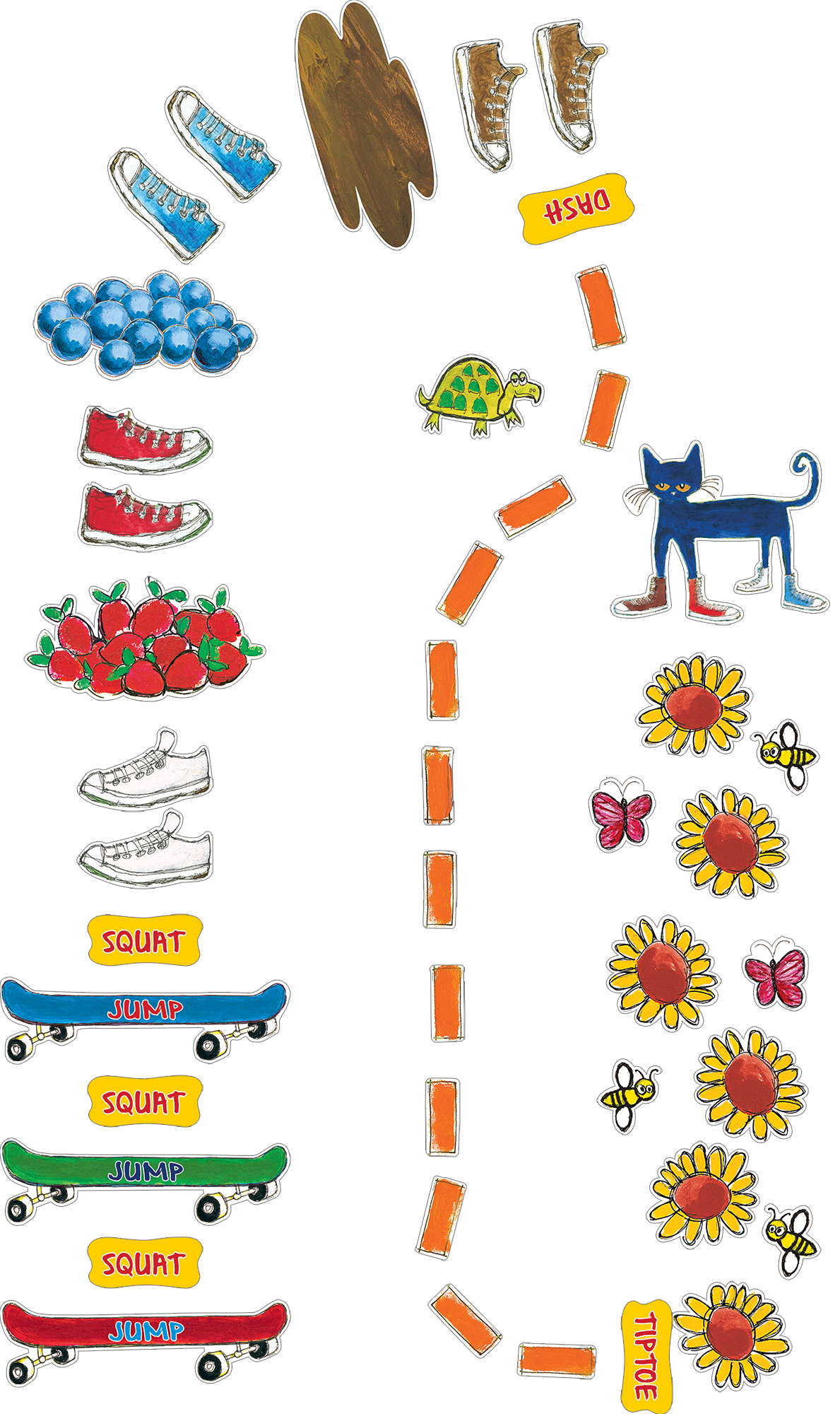 Pete the Cat® My Groovy Shoes Sensory Path