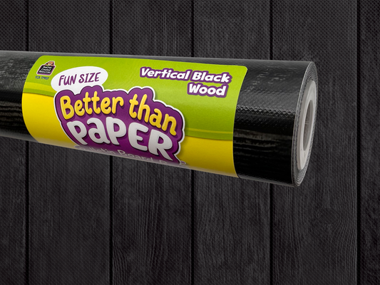 Fun Size Vertical Black Wood Better Than Paper® Bulletin Board Roll