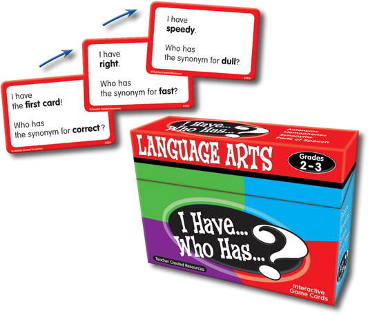 I Have... Who Has...? Language Arts Game (Gr. 2-3)