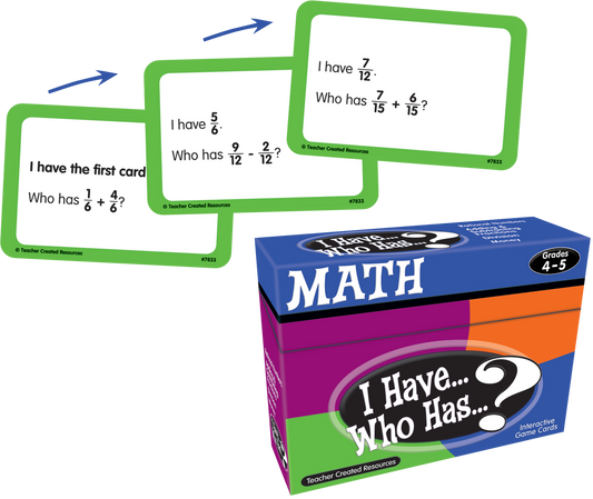 I Have... Who Has...? Math Game (Gr. 4–5)