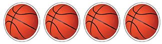 Photo Basketball Stickers