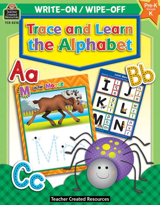 Write-On/Wipe-Off: Trace and Learn the Alphabet