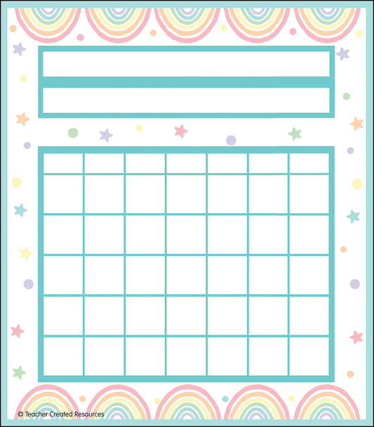 Pastel Pop Incentive Charts