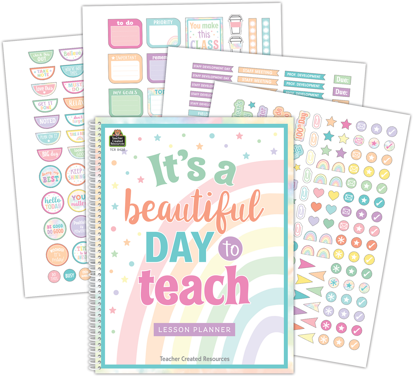 Pastel Pop Lesson Planner