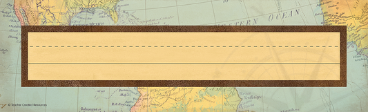 Travel the Map Flat Name Plates