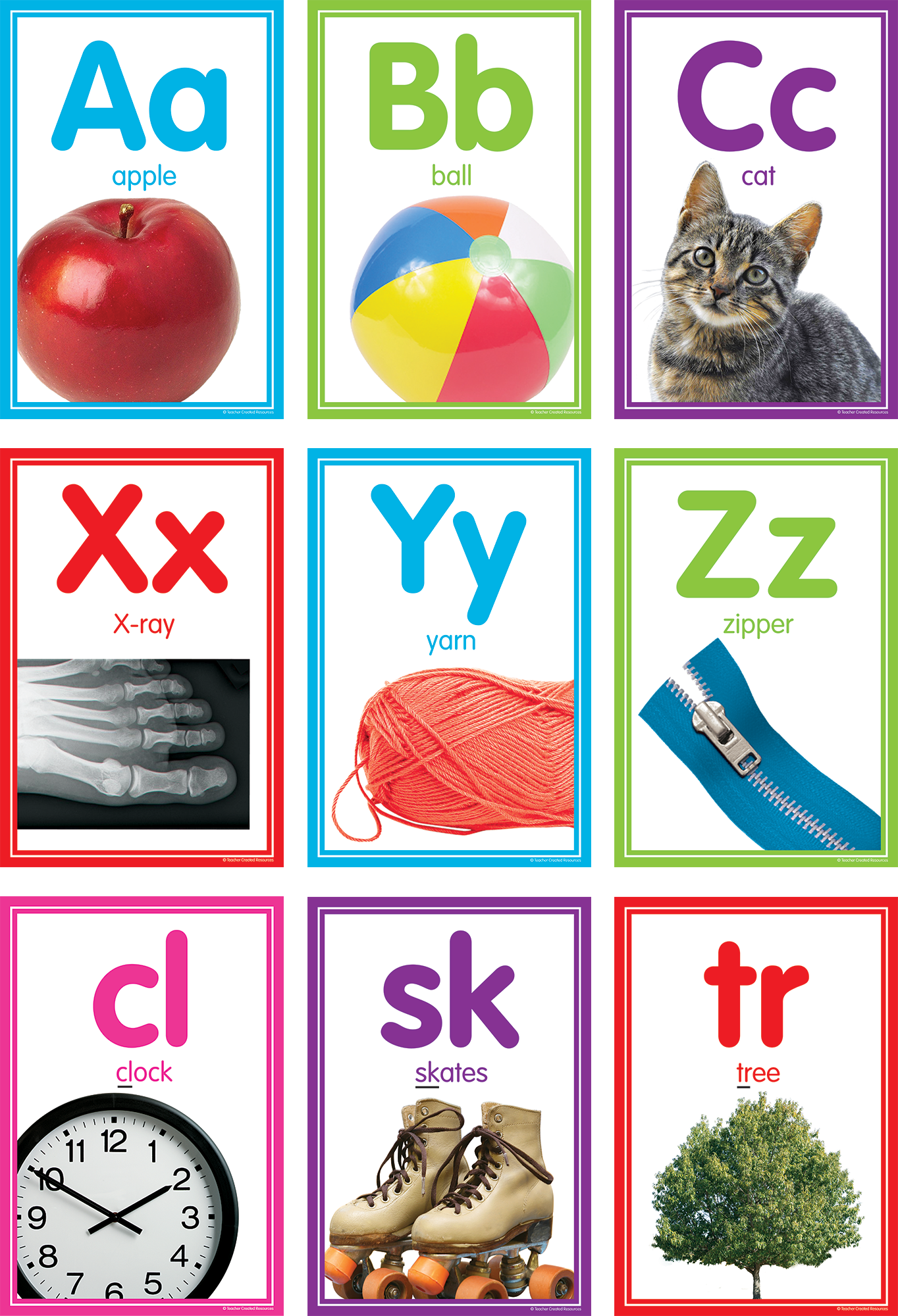 Colorful Photo Alphabet Cards Bulletin Board – McGregor's Teacher Supplies