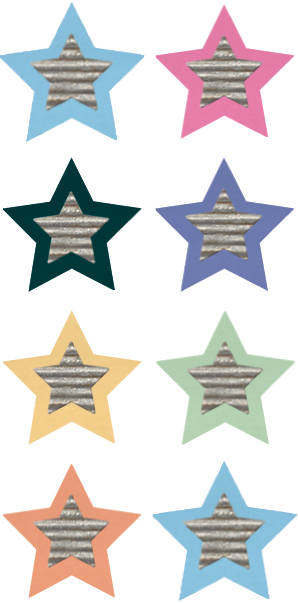 Home Sweet Classroom Stars Mini Stickers
