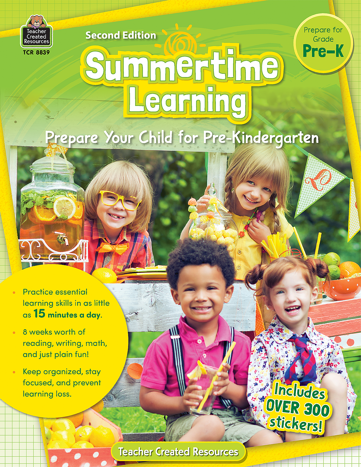 Summertime Learning, Second Edition (Prep. for PreK)