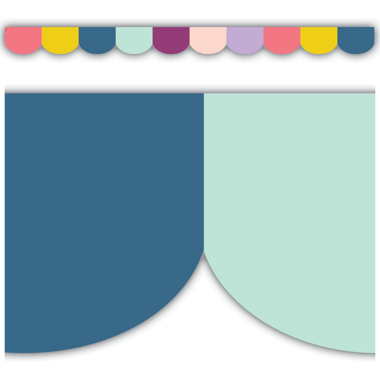 Oh Happy Day Scalloped Die-Cut Border Trim