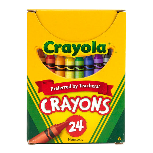 CRAYOLA REGULAR SIZE CRAYON 24PK