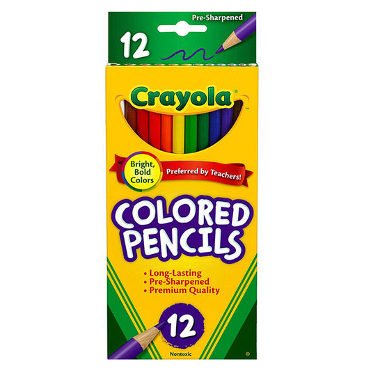 CRAYOLA COLORED PENCILS 12 COLOR