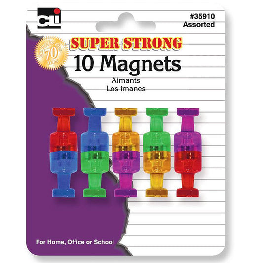 SUPER STRONG MAGNETS 10 PACK