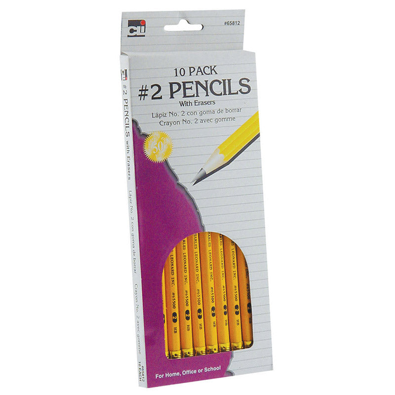 YELLOW NUMBER 2 PENCIL 10/BX