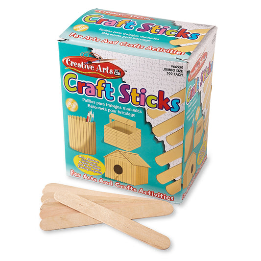 CRAFT STICKS JUMBO SIZE