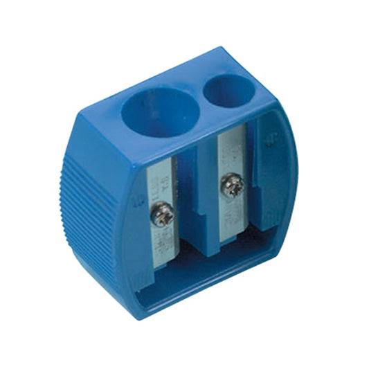 TWO HOLE PENCIL CRAYON SHARPENER