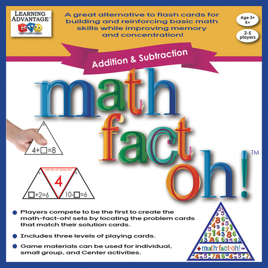 MATH FACT OH ADDITION & SUBTRACTION