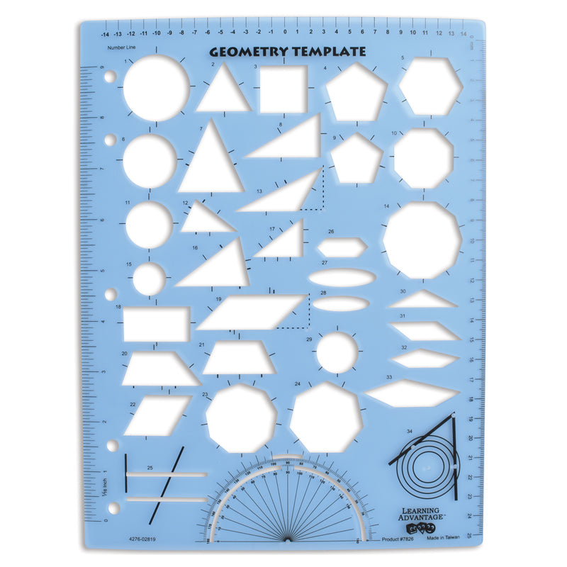 GEOMETRY TEMPLATE – McGregor's Teacher Supplies